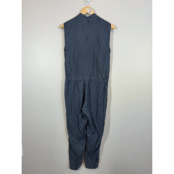 Anthropologie Cloth & Stone Women's Navy Blue Sleeveless Jumpsuit Size S - Picture 3 of 10